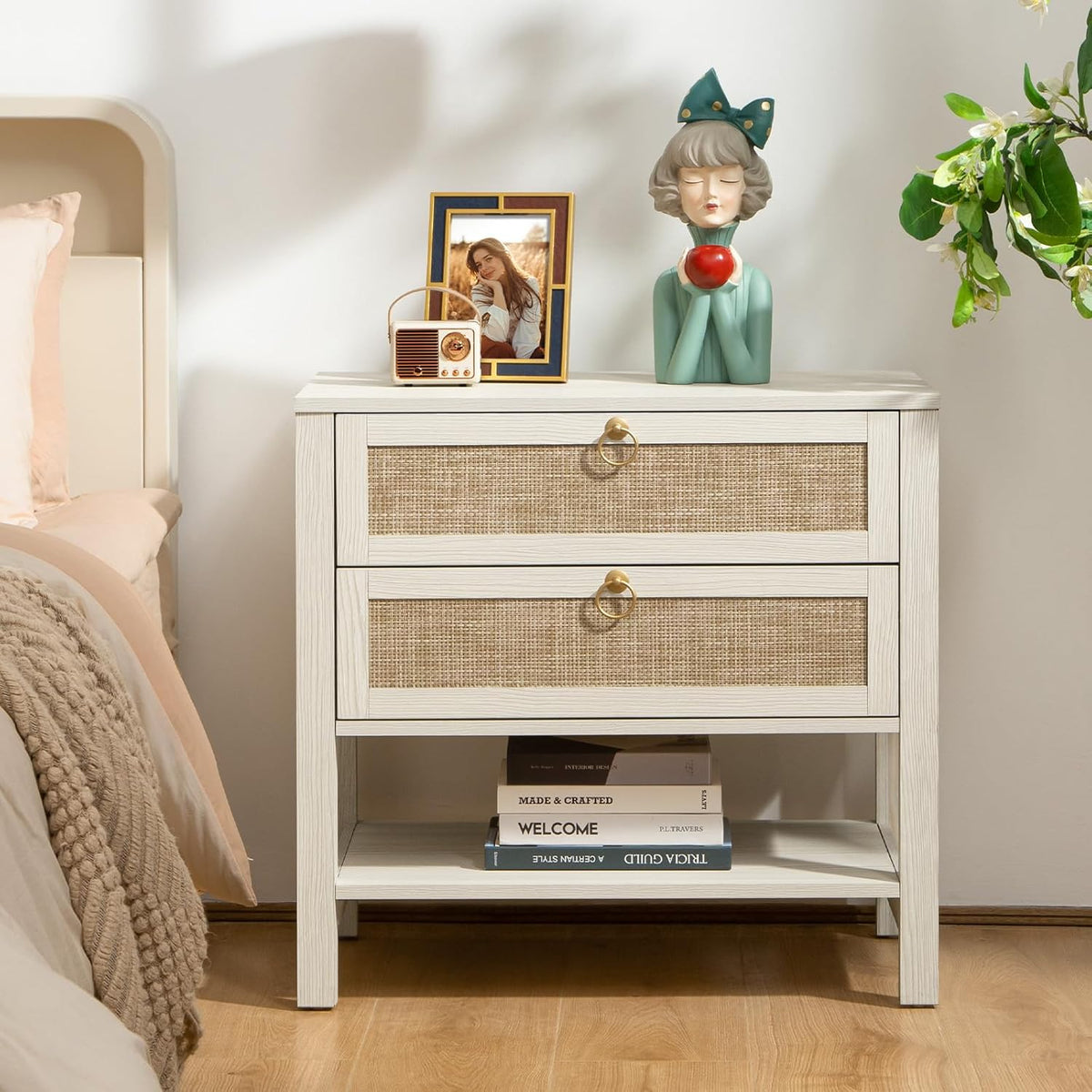 Terra 6 Drawers Dresser Set with Storage Cabinet