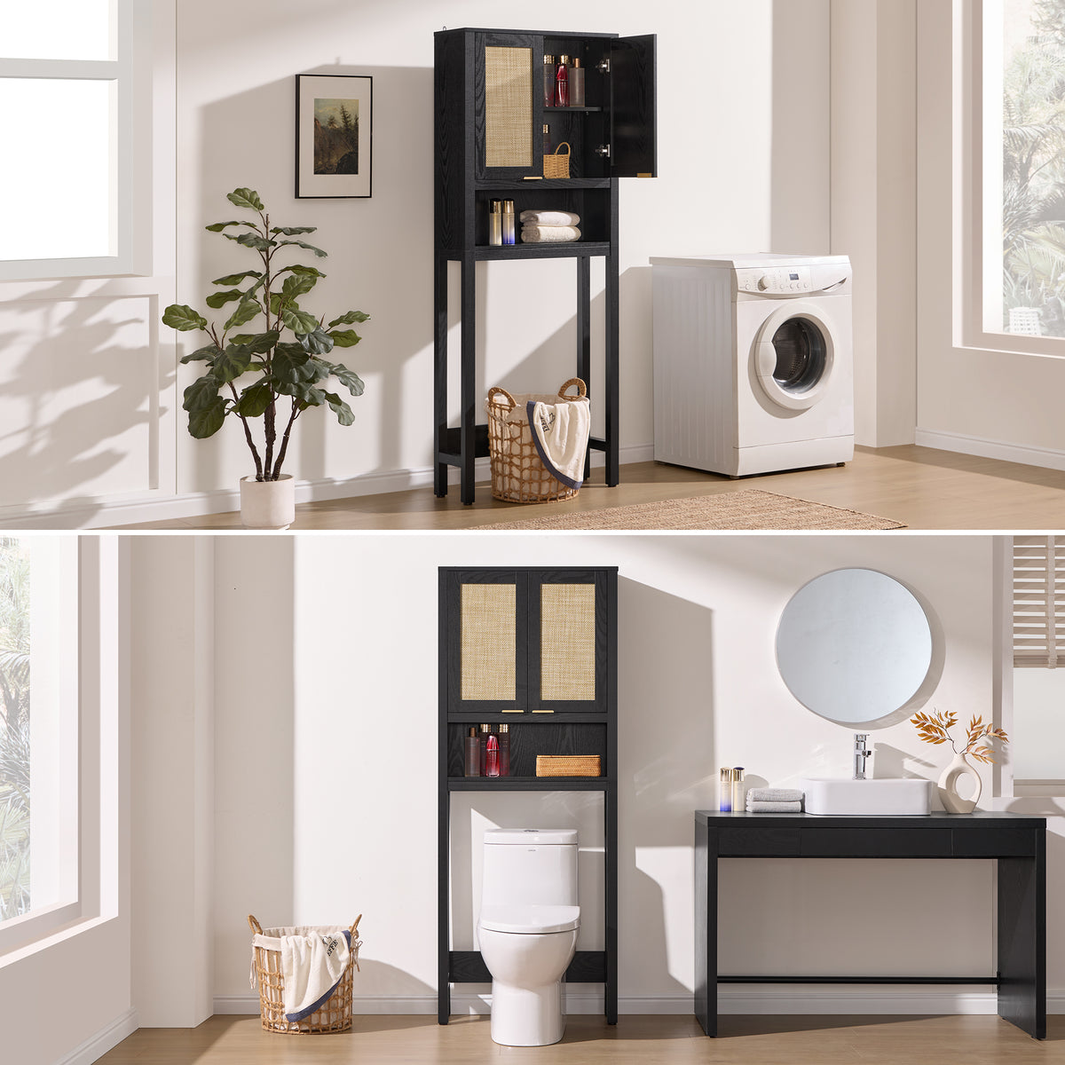 Savanna 2-Door Over-the-Toilet Organizer