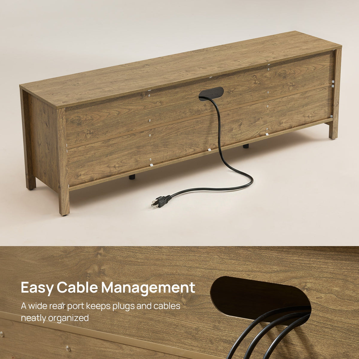 Terra Rattan TV Stand for up to 75Inch TV