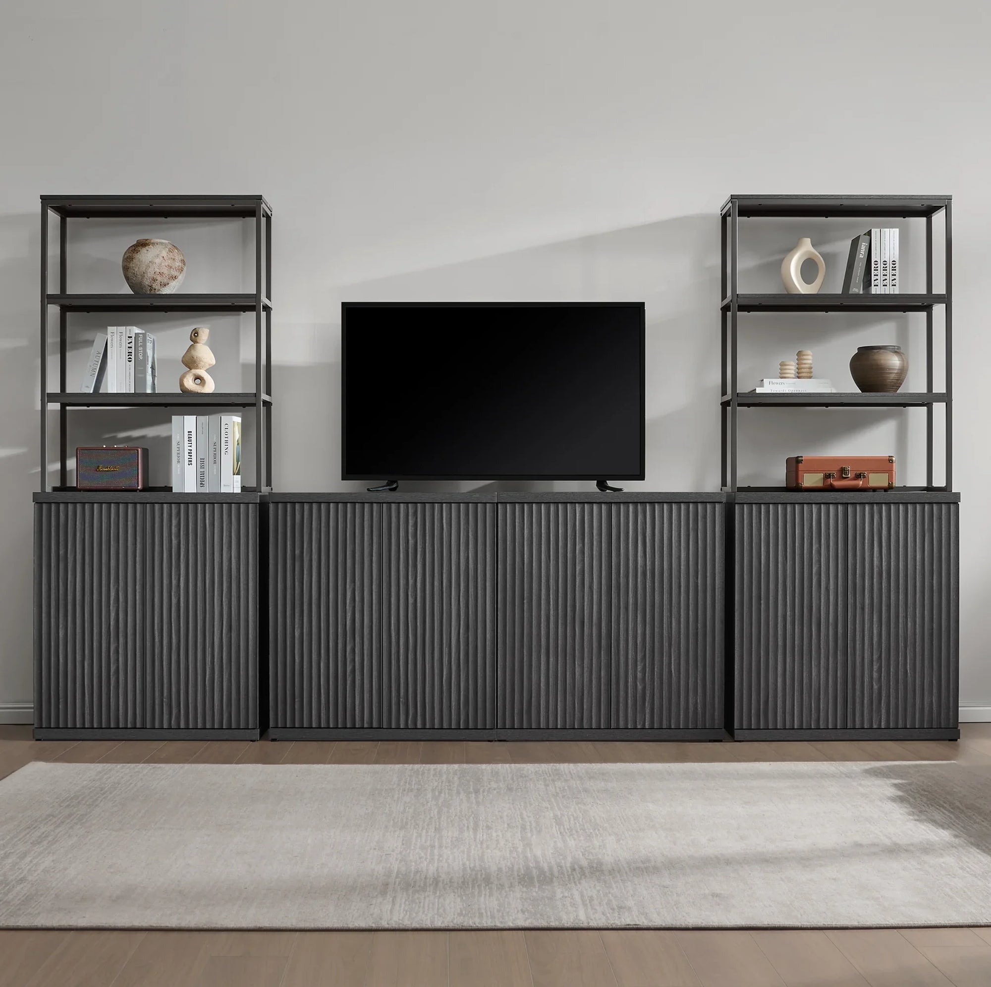 Stria Bookshelf, 2 Doors