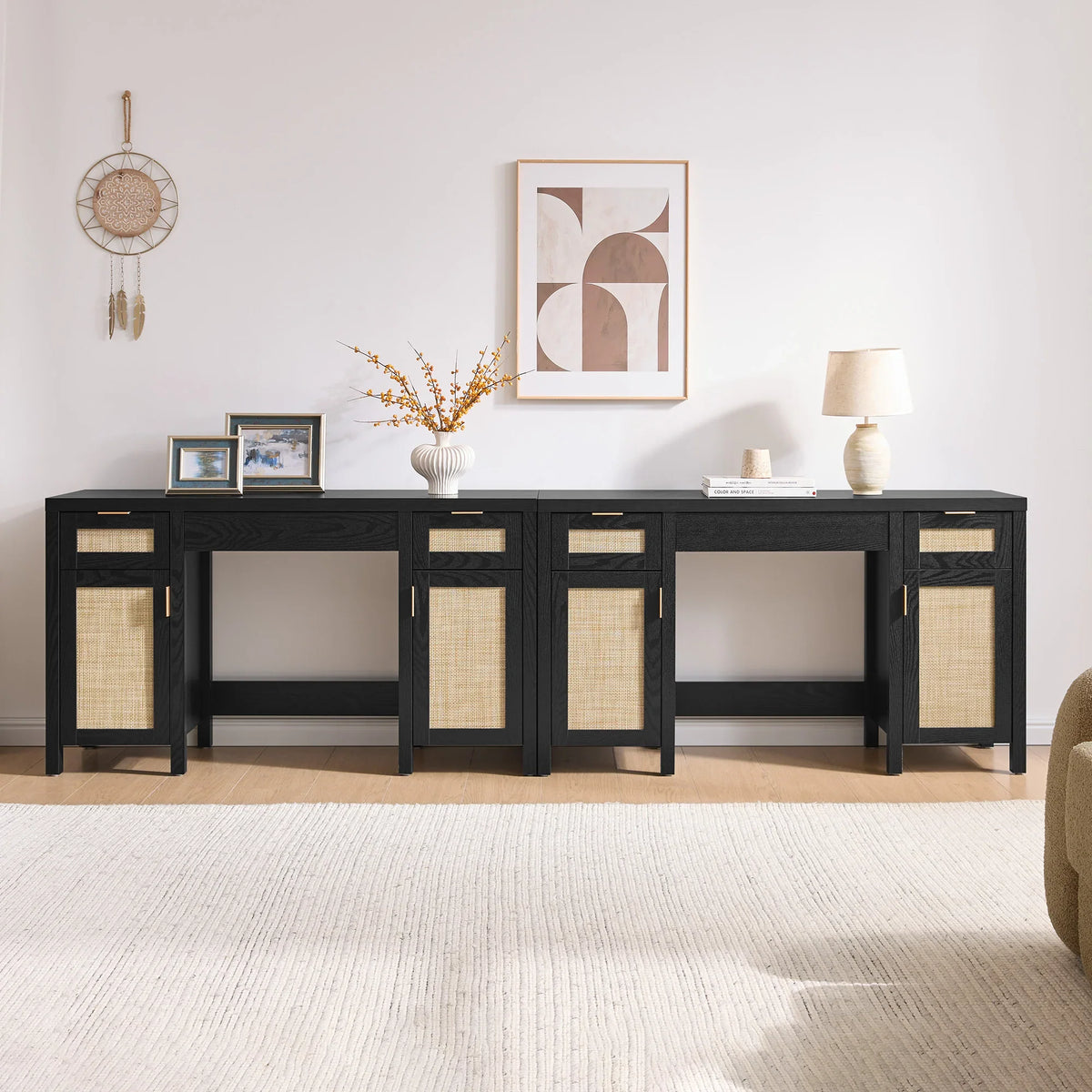 Savanna Black Makeup Vanity