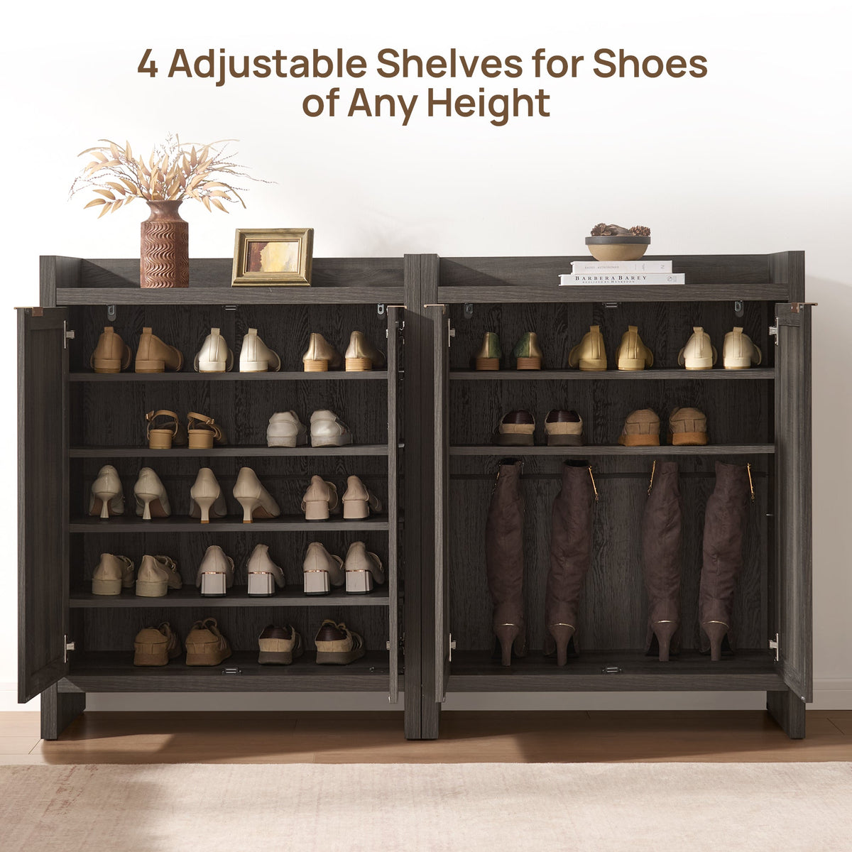 Savanna Console Tables with Shelves, Set of 3