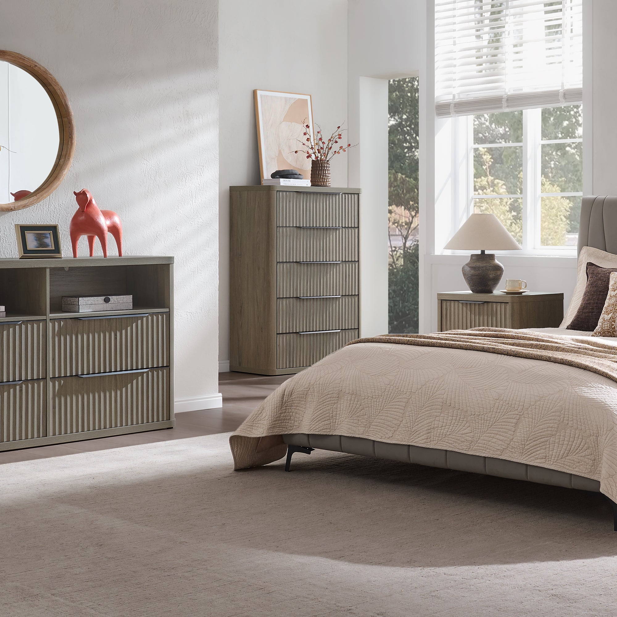 Cas Tall 5 Drawers Dresser