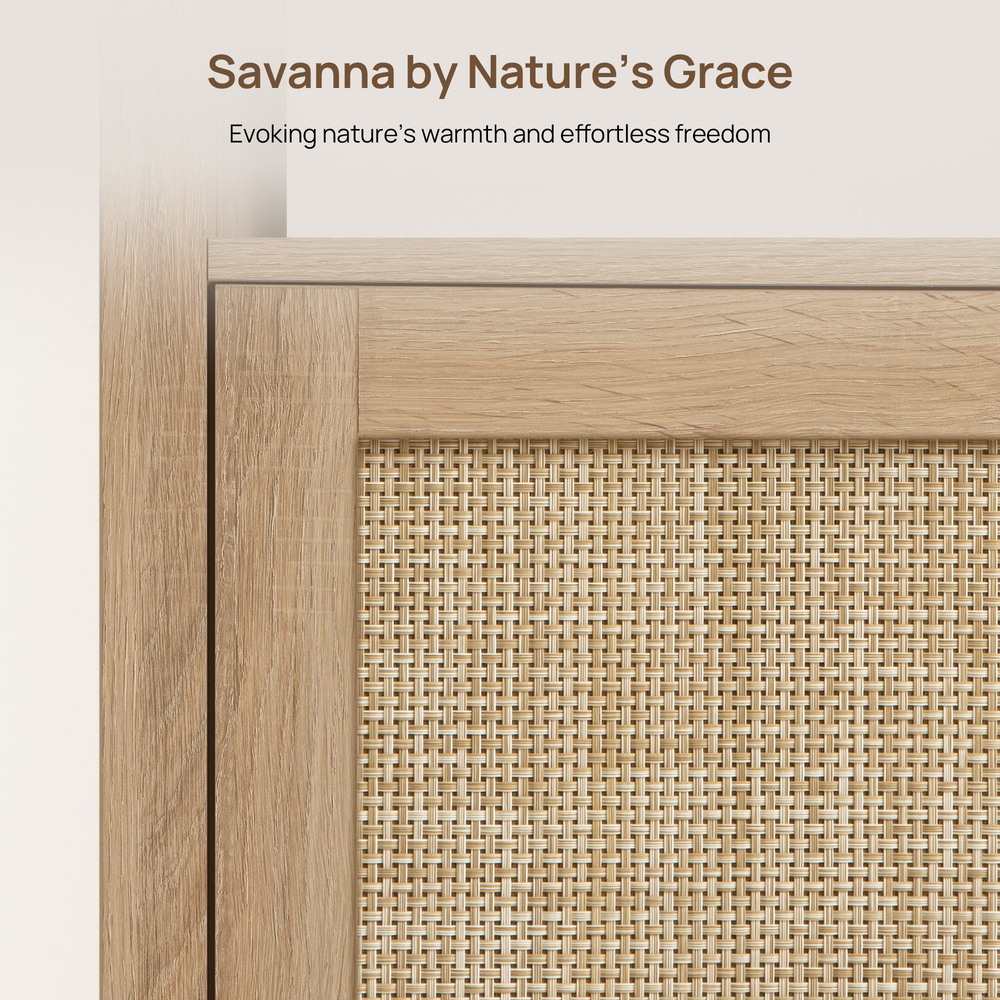 Savanna Bar Cabinet with Glass Holder