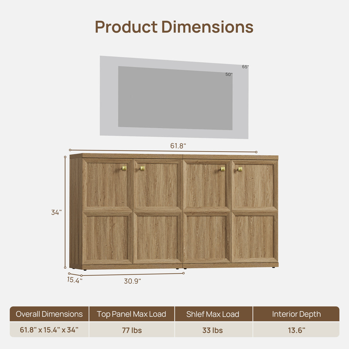 Helio Modular TV Stand Cabinet, Set of 2