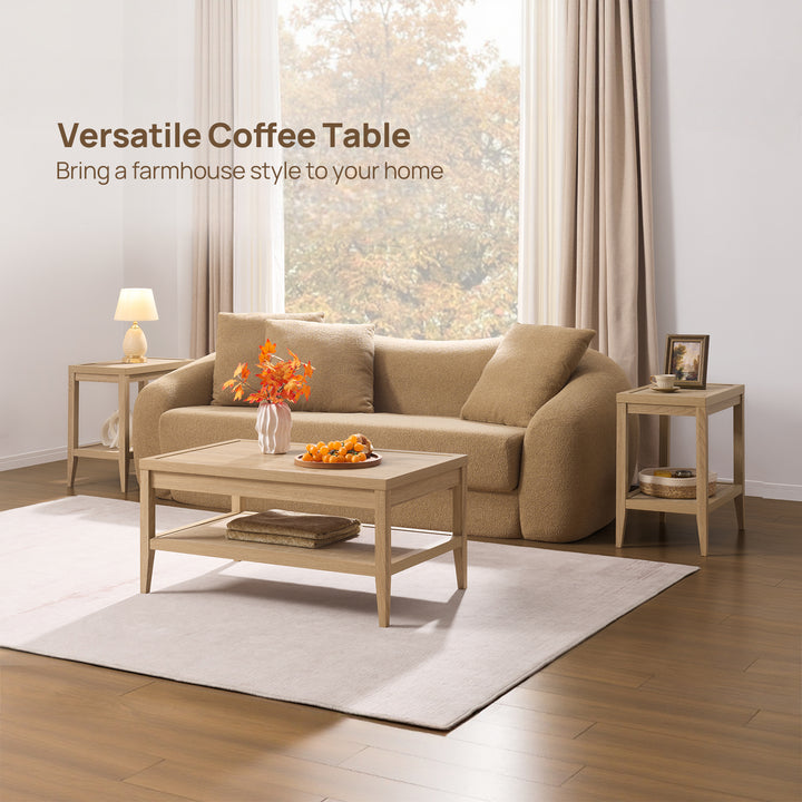 Savanna Rectangular Coffee Table, Space-Saving
