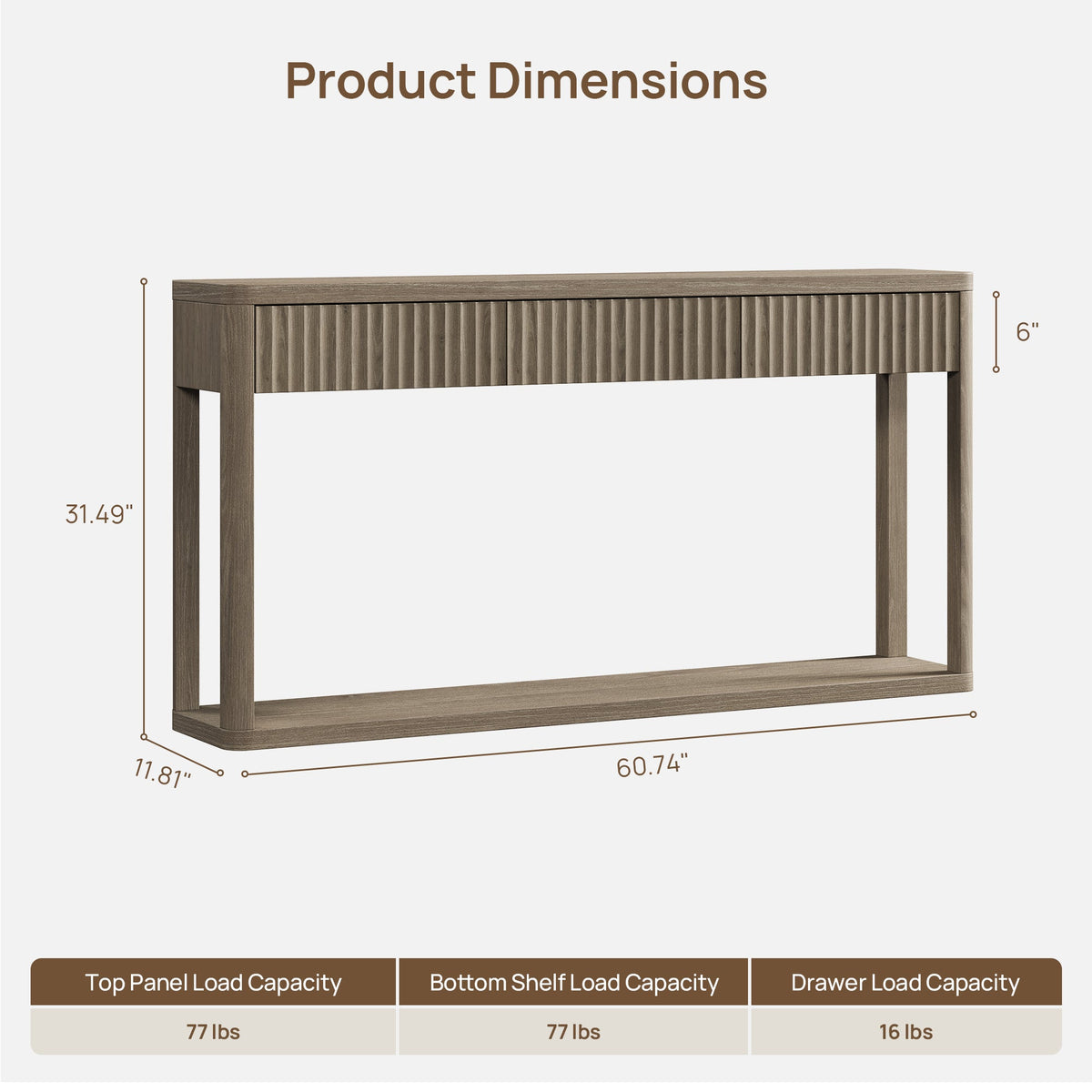Cas 31'' Tall Entryway Tables, Set of 2
