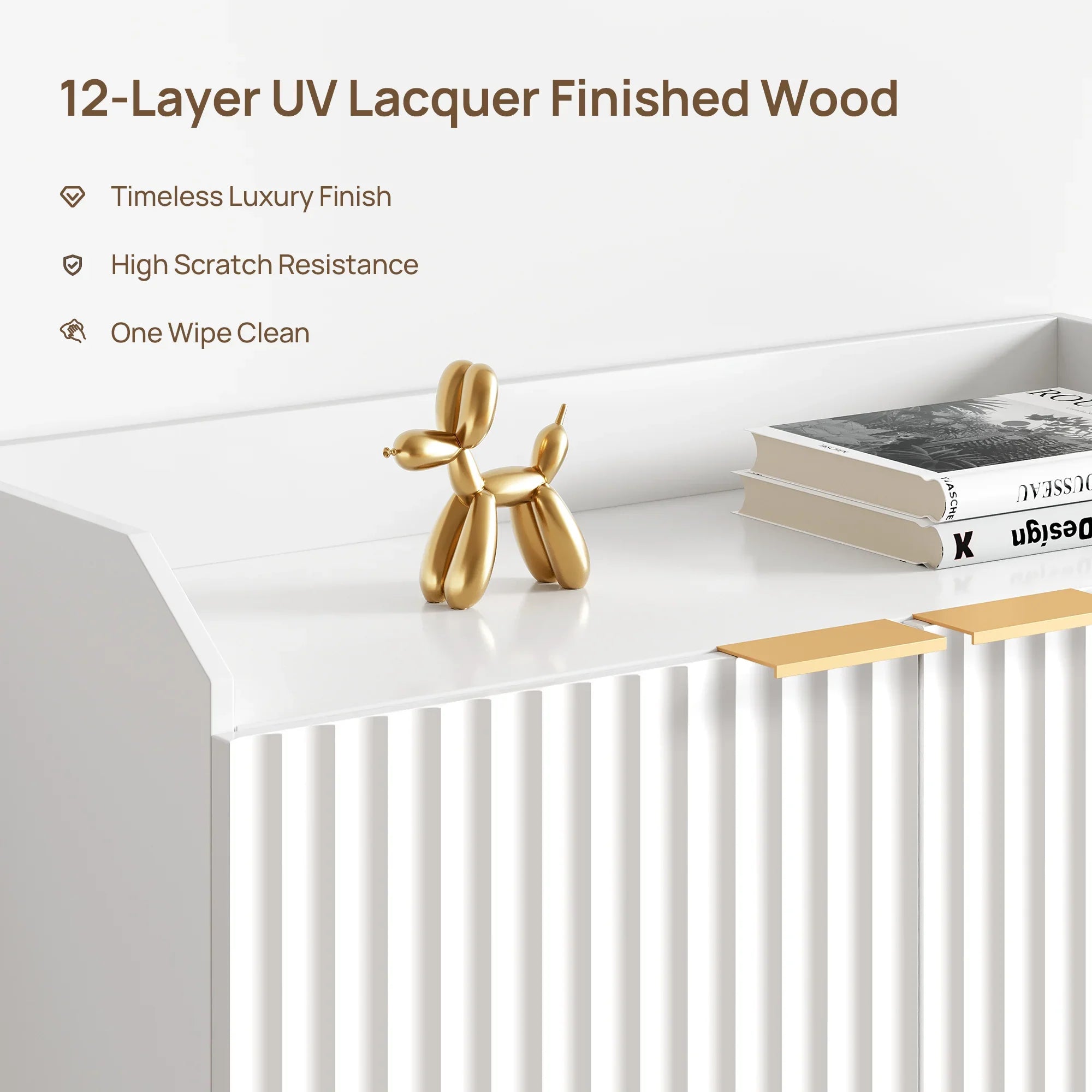 Opus White Shoe Cabinet