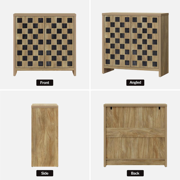 Checkered Sideboards with Doors - Sicotas