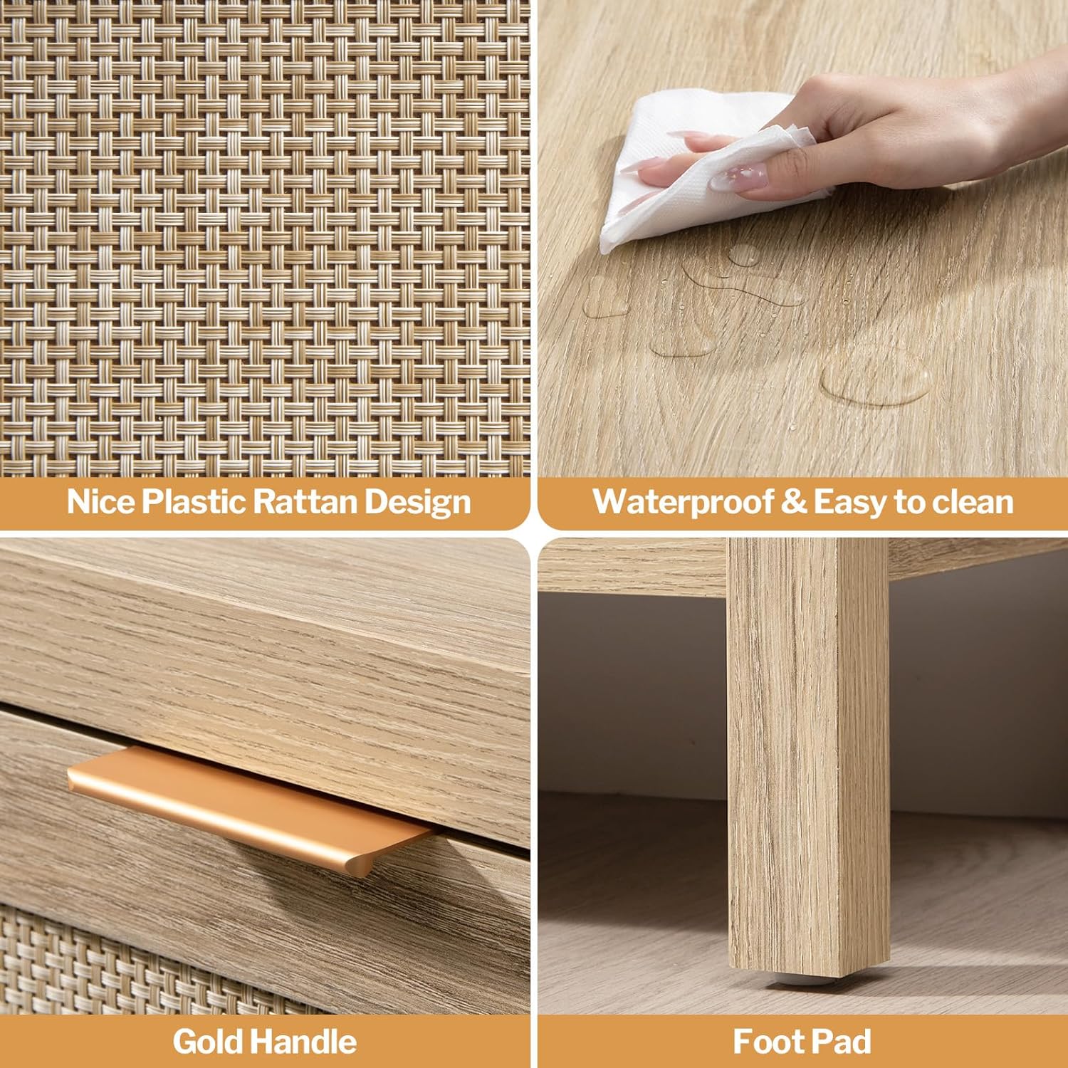 Savanna Console Table with 2 Drawers - Sicotas