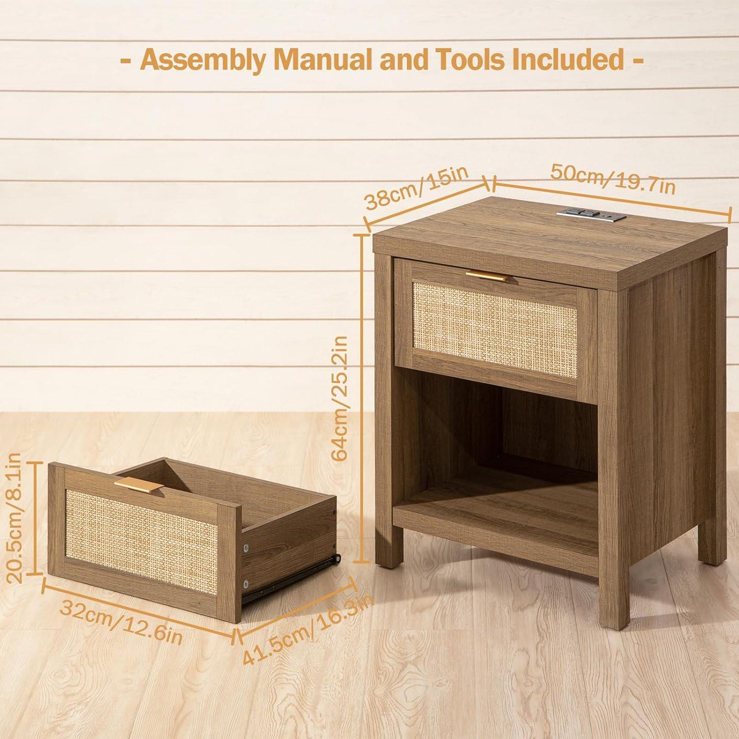 Savanna Nightstands with Drawer - Sicotas