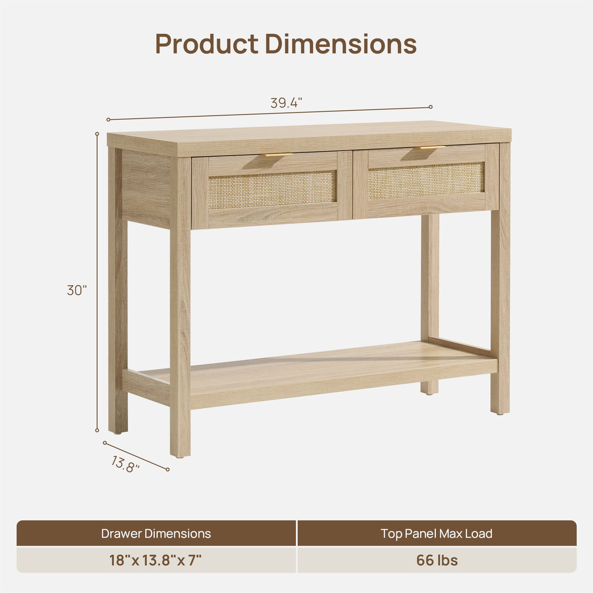 Savanna Side Table for Entryway