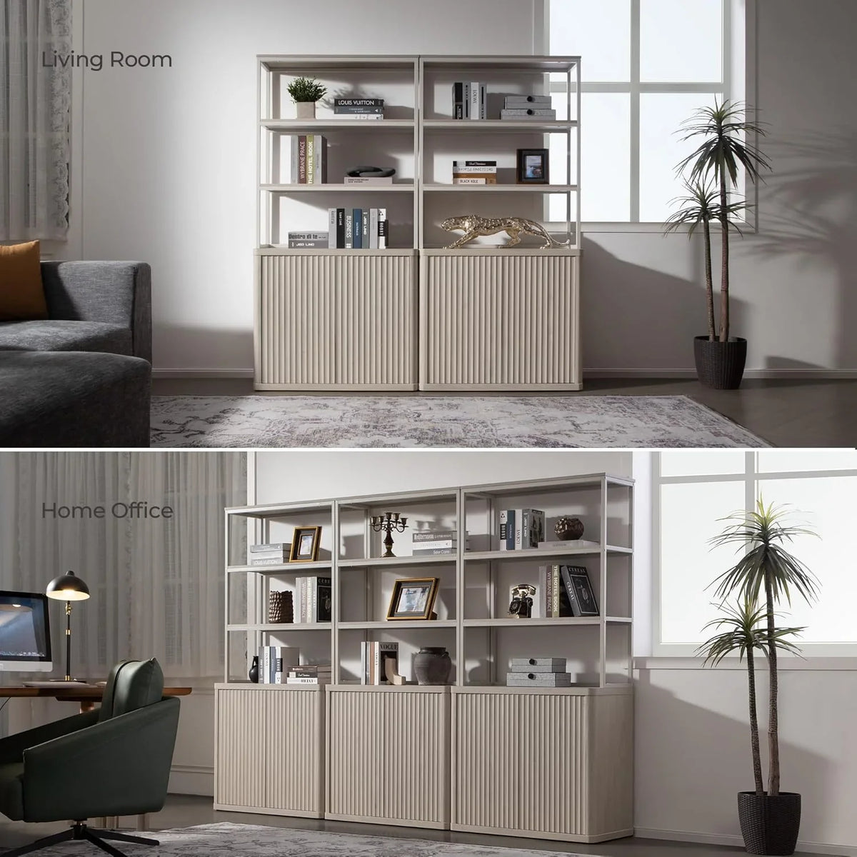 Cas Book Shelf with Storage