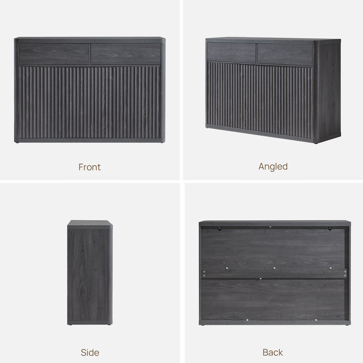 Cas Buffet Cabinet with Drawers, Set of 2