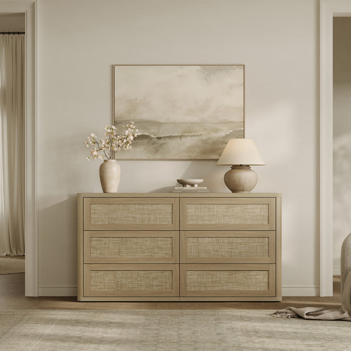 Zura 6 Drawers Dresser, Modular Design