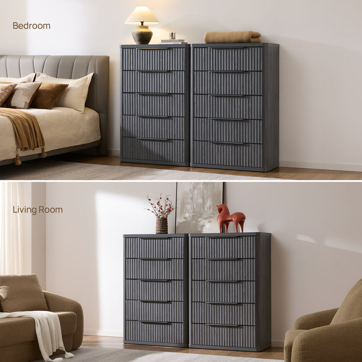 Cas Modern 5-Drawer Dresser, 50.7 Inches Tall