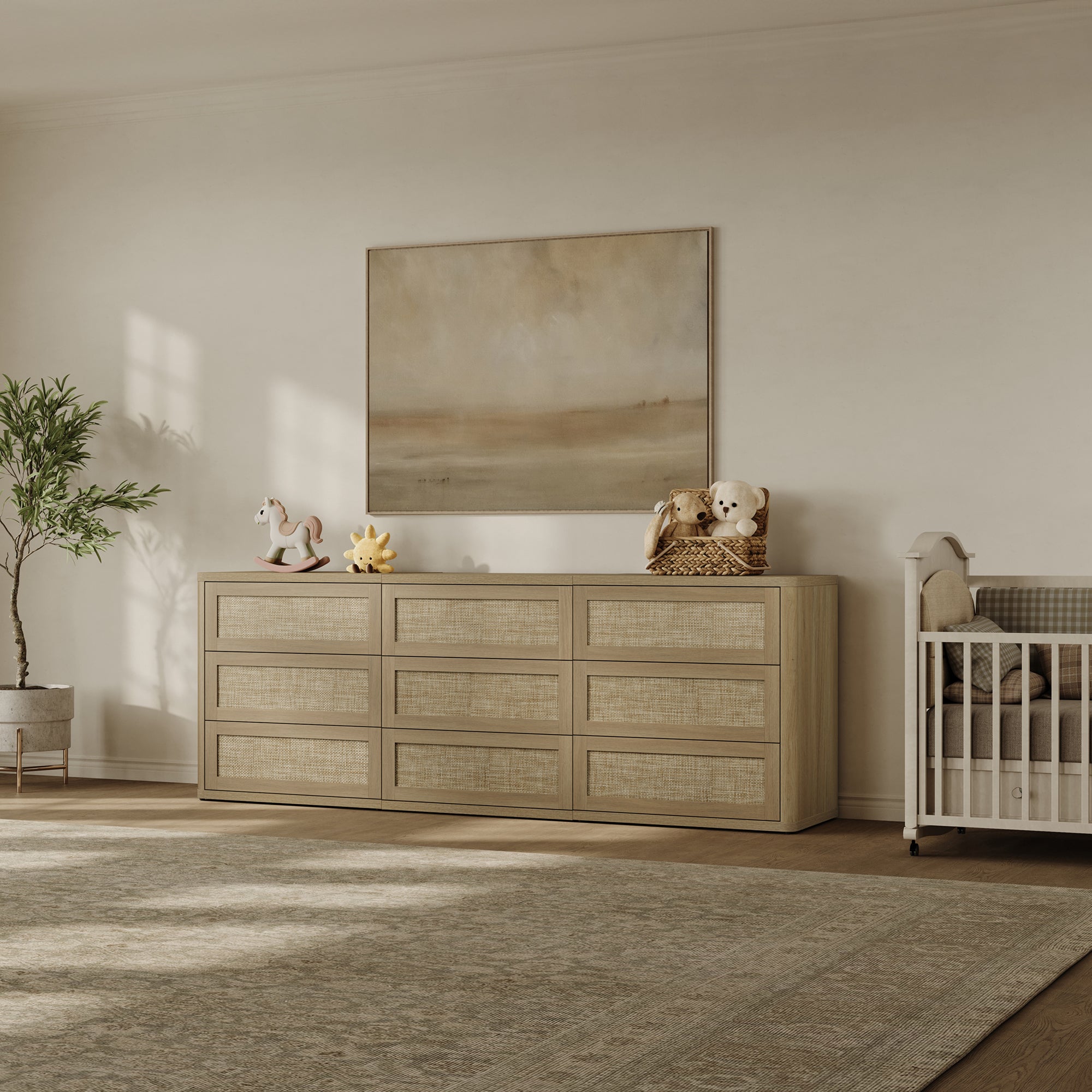 Zura Modular 9 Drawers Dresser