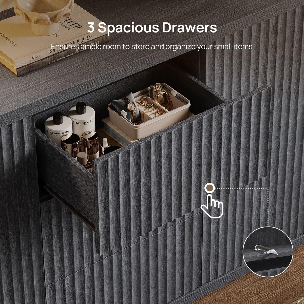 Cas Sideboards with 3 Drawer and 2 Doors