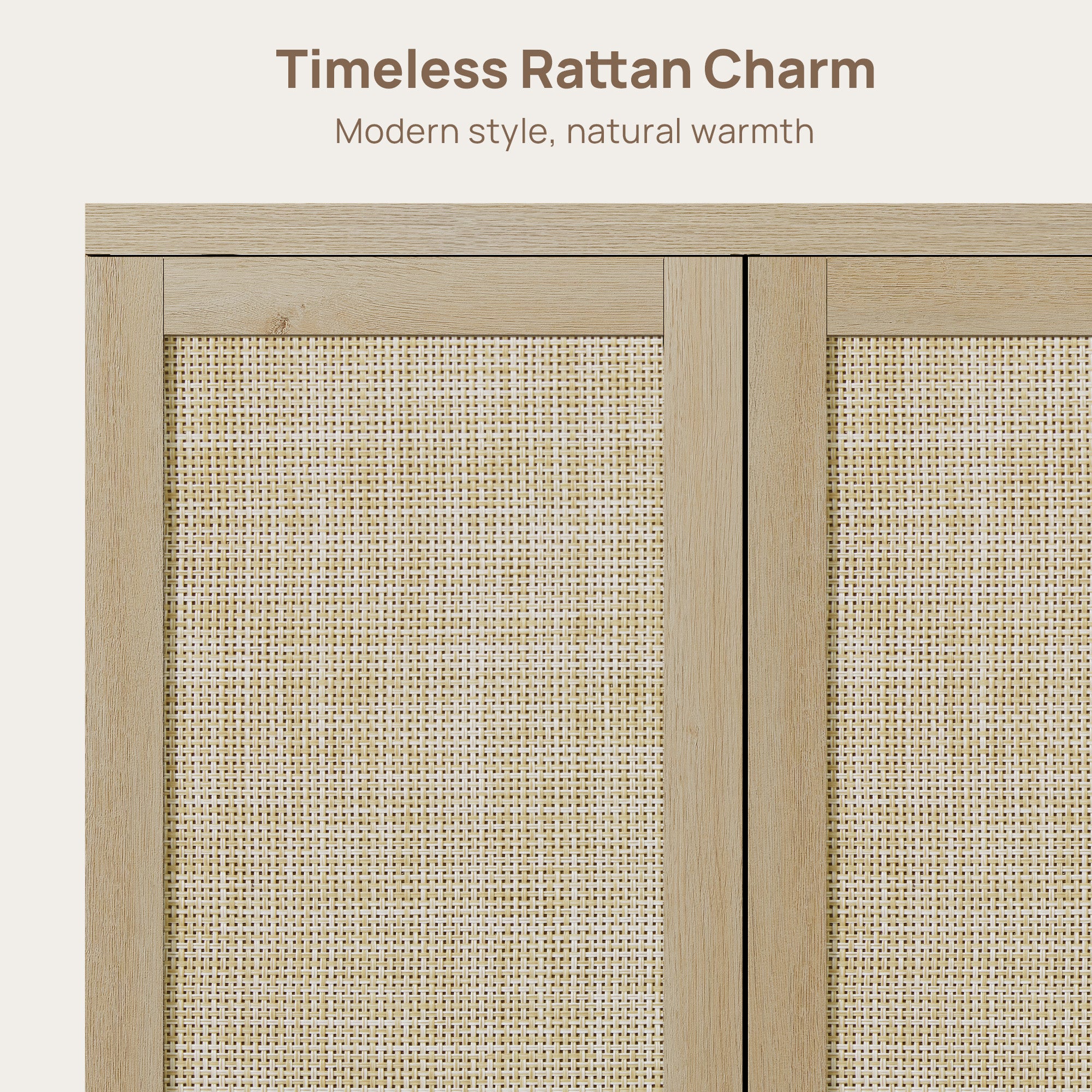 Zura 2-Door Buffet Cabinet, Large Storage