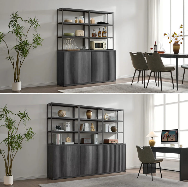 Stria Bookshelf, 2 Doors