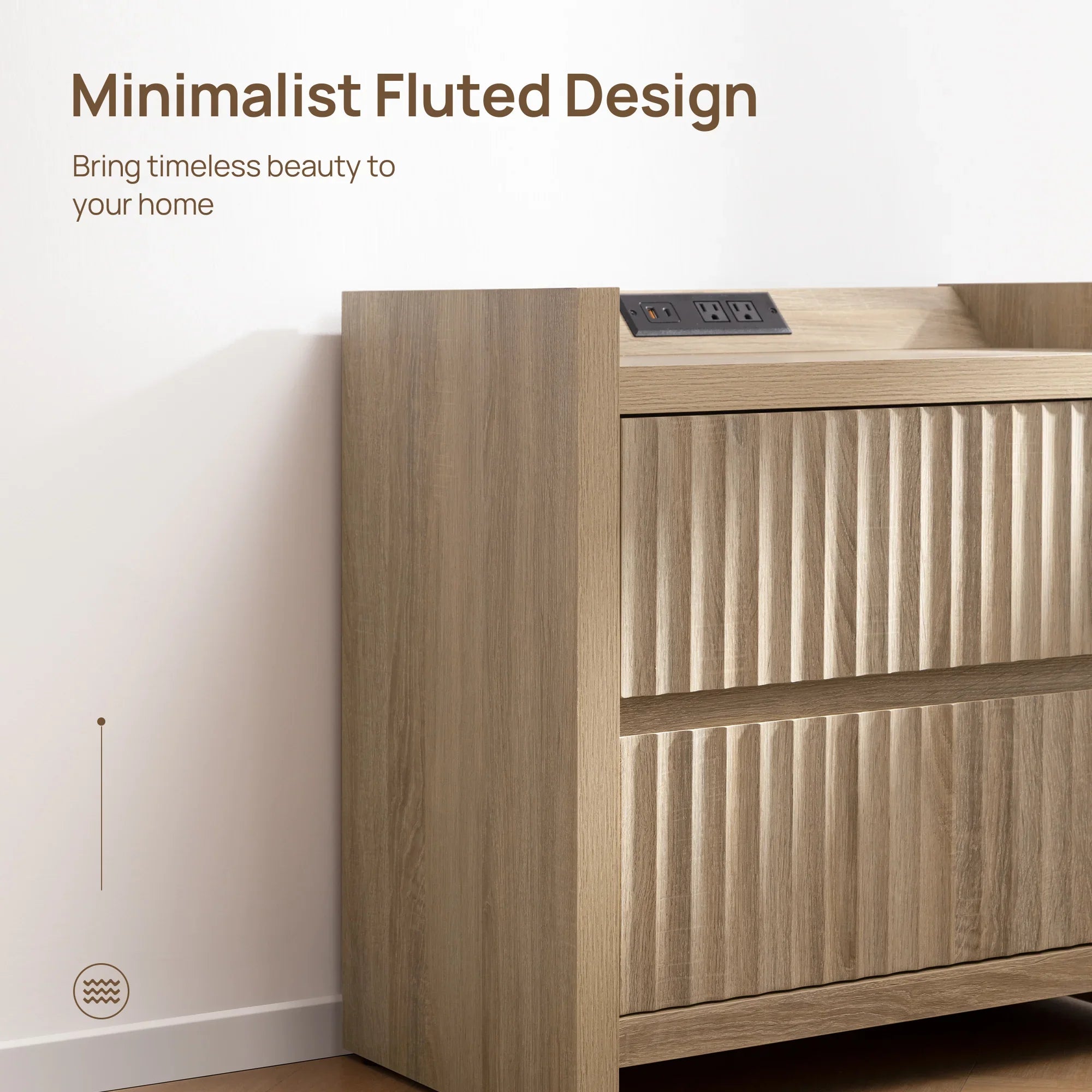 Prelude End Tables, 2 Drawers