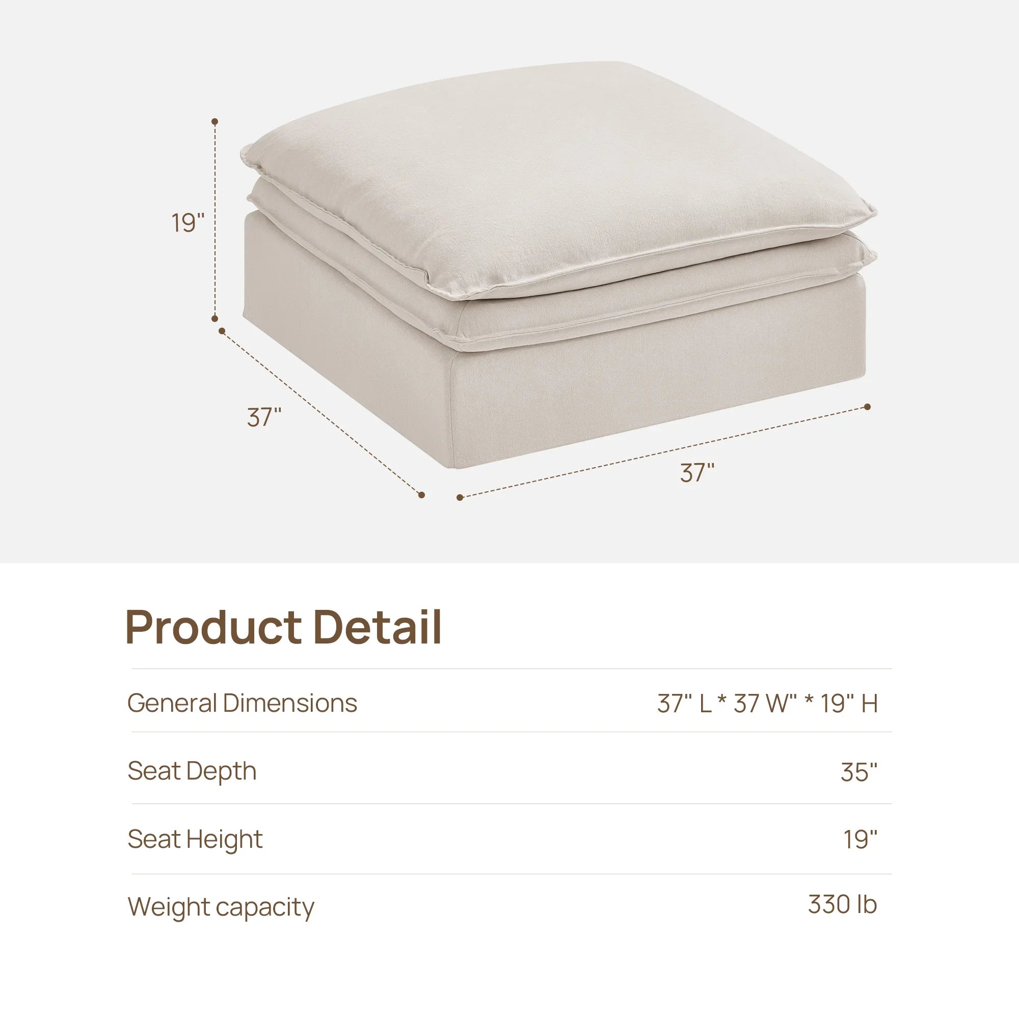 Eira Sectional L-Shape Sofa, Feather Down