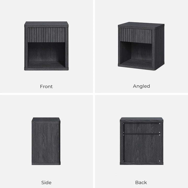 Cas Night Stand with Storage, Set of 2