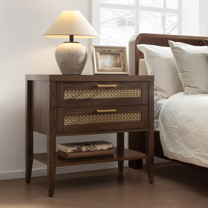 Andy Sideboard and 2-Drawers Nightstand Set