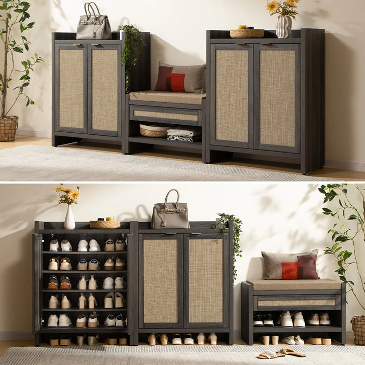 Savanna Console Tables with Shelves