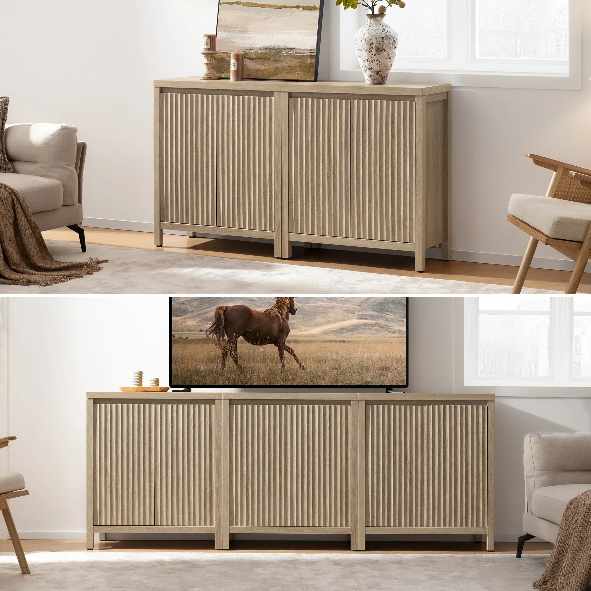 Prelude TV Stand with Storage up to 95 Inch TV