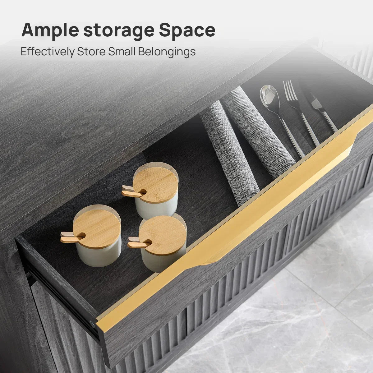 Cas 66'' Wide Sideboard Buffet, Large Storage