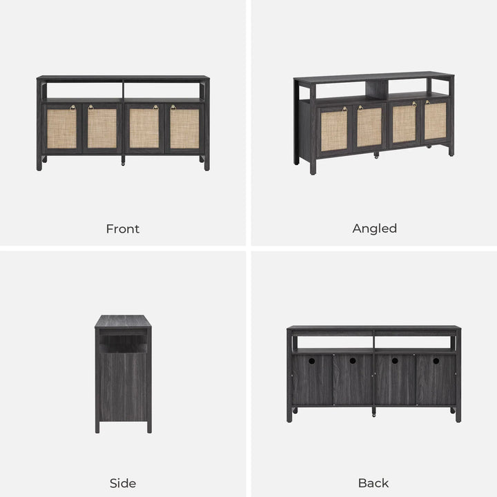 Terra White TV Stand for 60 Inch TV