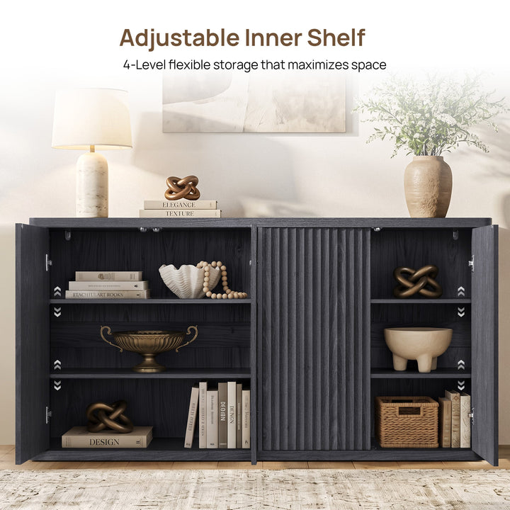 Cas Sideboards with Doors, Set of 2