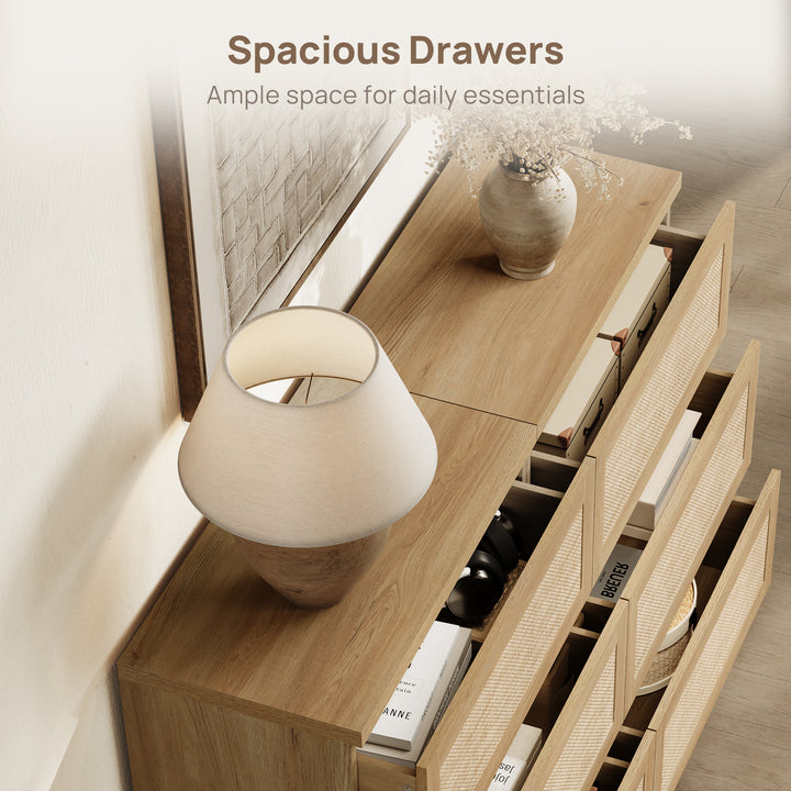 Zura Rattan Sideboards Set of 3, Sectional Design