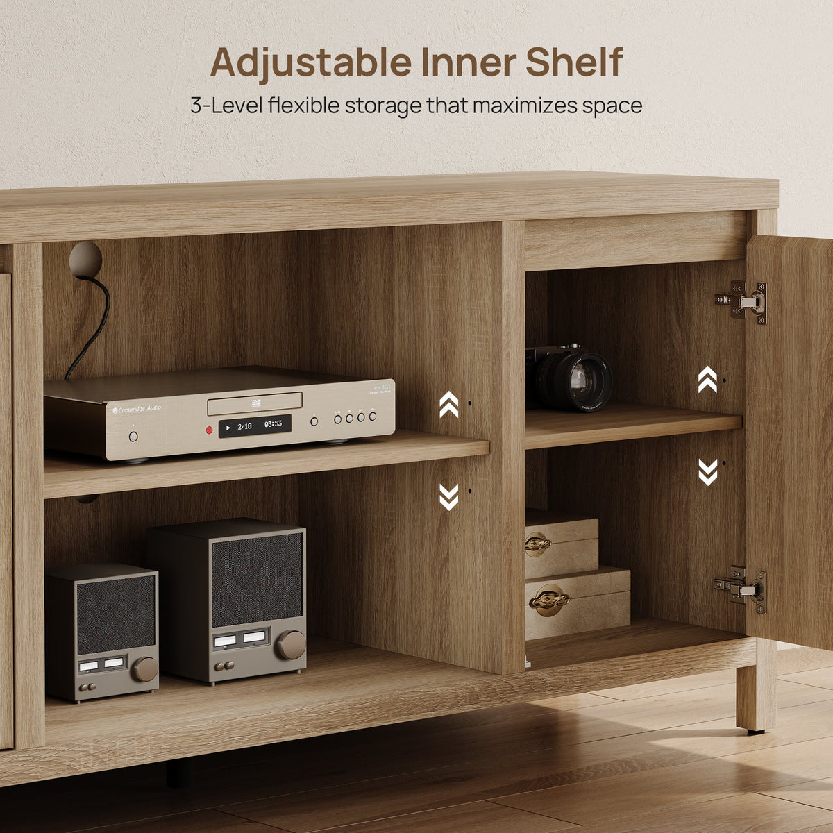 Prelude 65Inch TV Stand with Storage