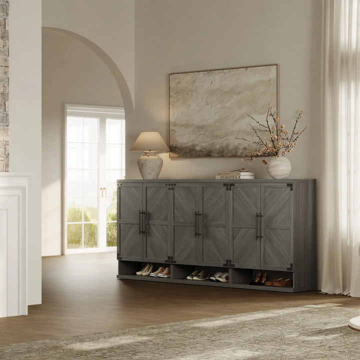 Willow Shoe Cabinet with 2 Doors for Entryway