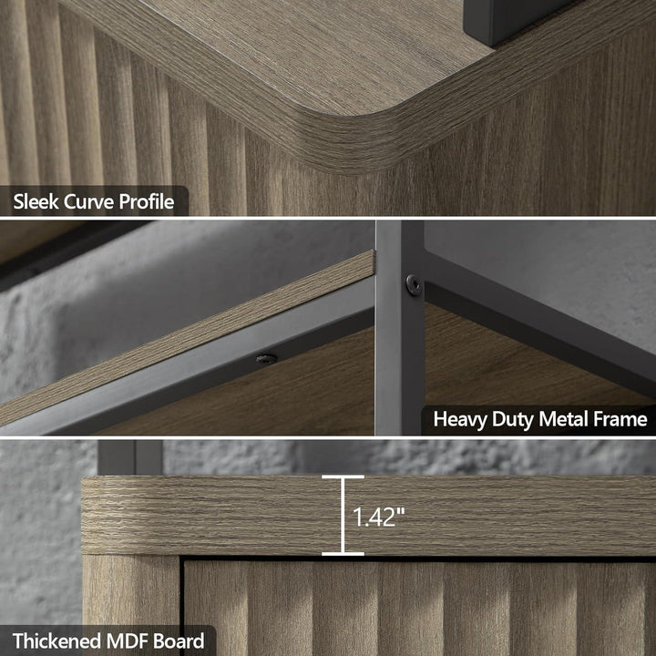 Cas Book Shelf with Storage, Set of 3