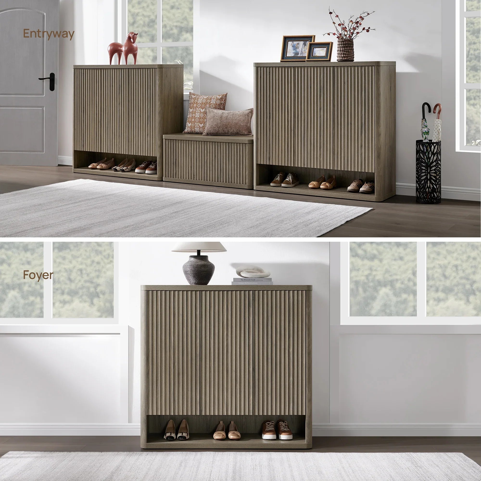 Cas Shoe Storage Cabinet with Doors