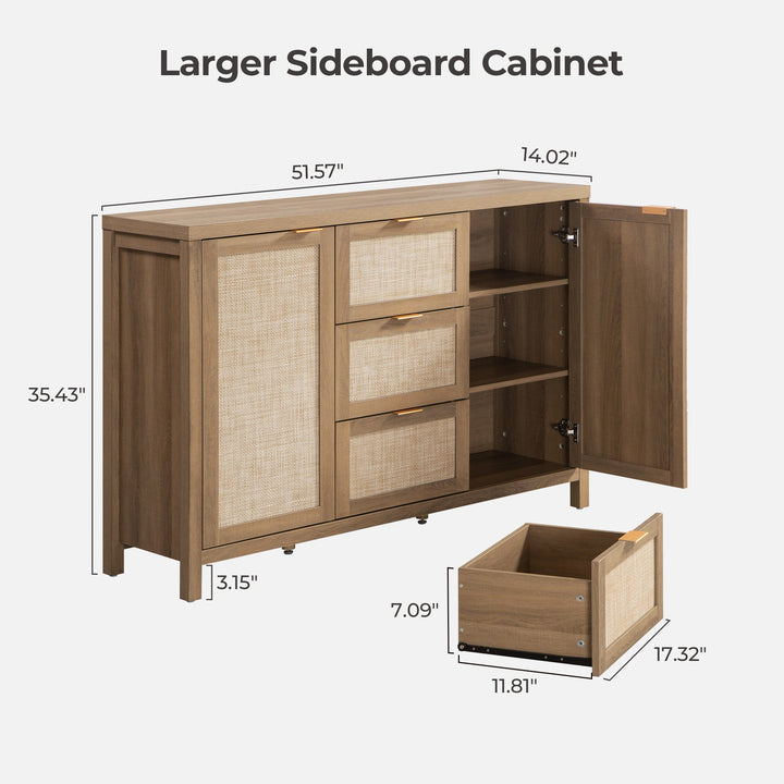 Savanna TV Stand with Storage, 51.6'' Wide