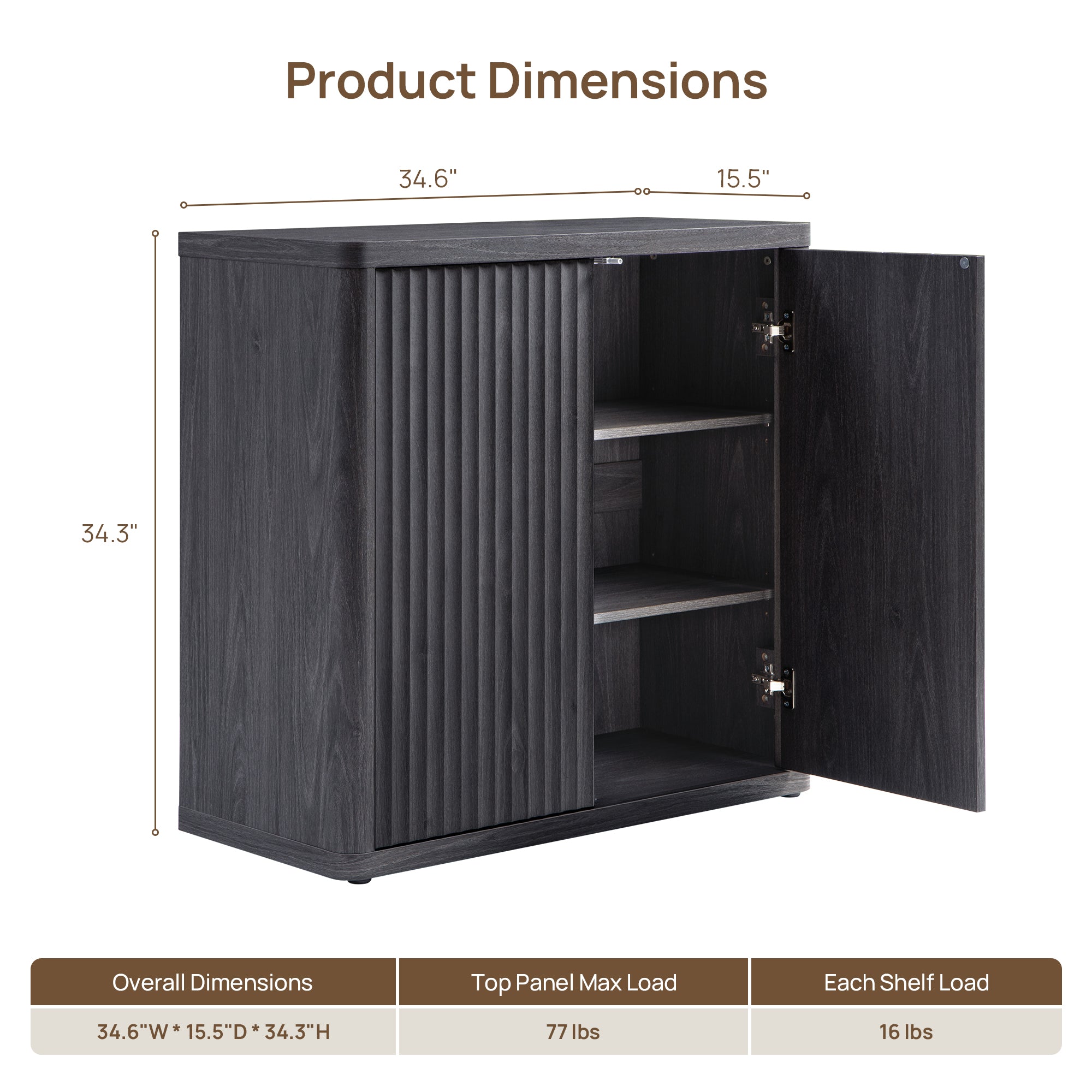 Cas Buffet Cabinet with 2 Doors