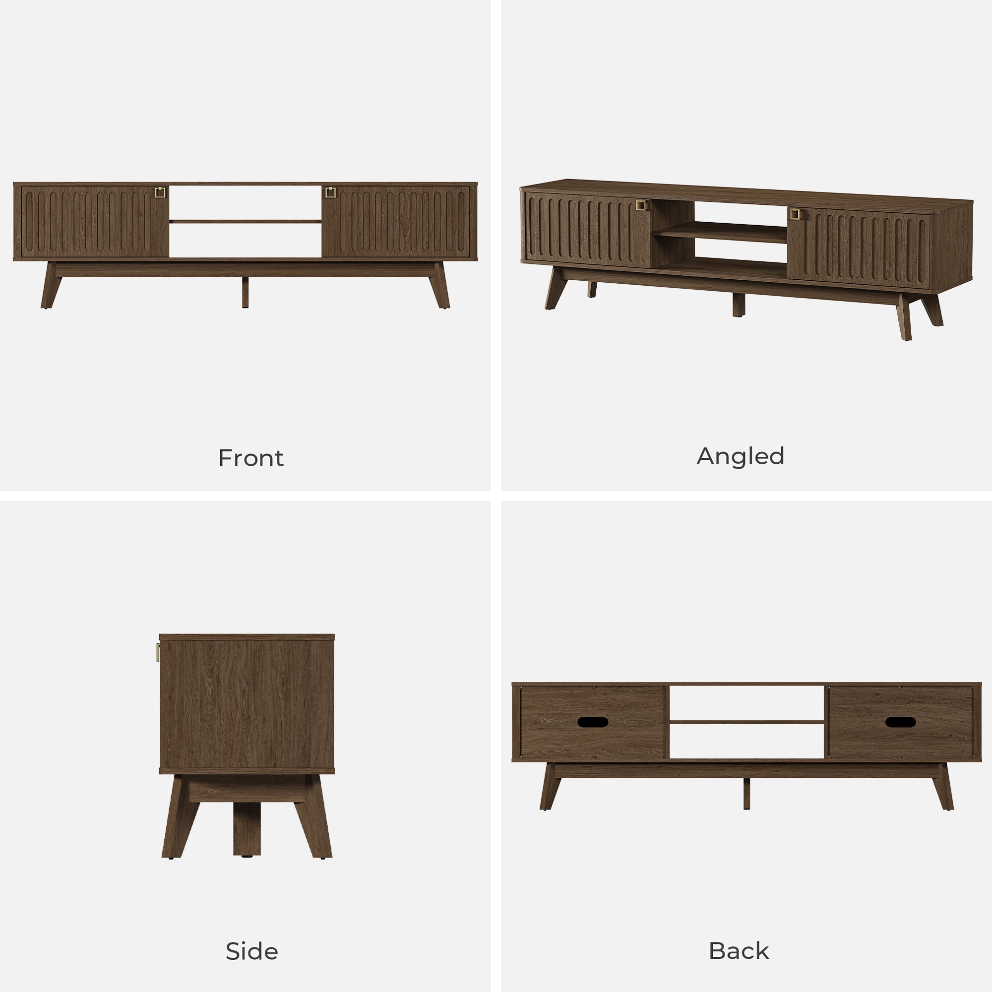 Domus Modern TV Stand, 2 Doors