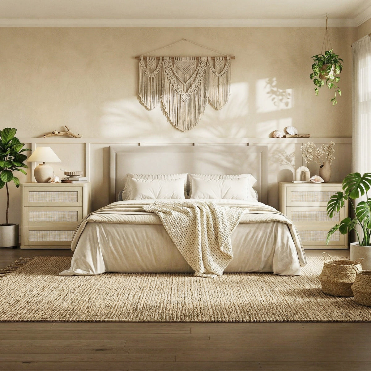 Zura Modular 6-Drawer Dresser and Nightstands Set