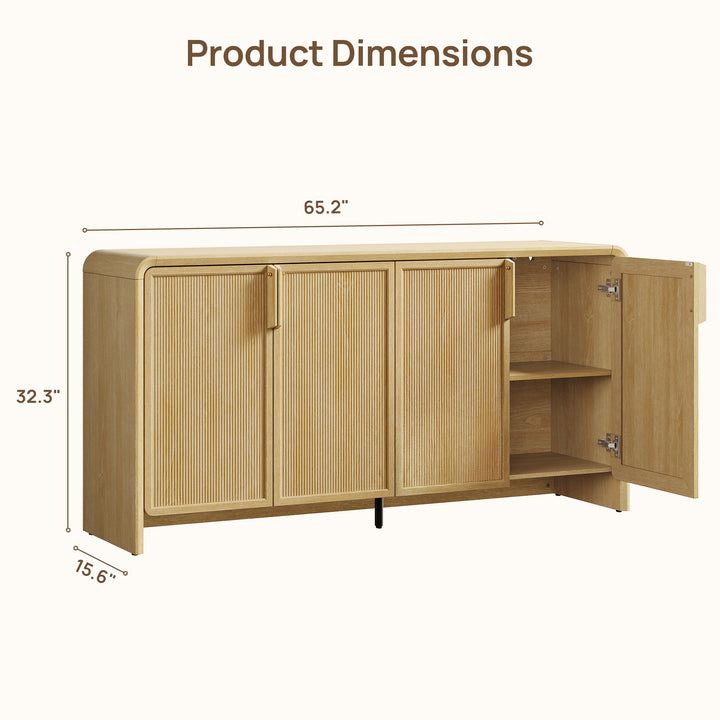 Alina Sideboard with 4 Doors, Living Room Storage