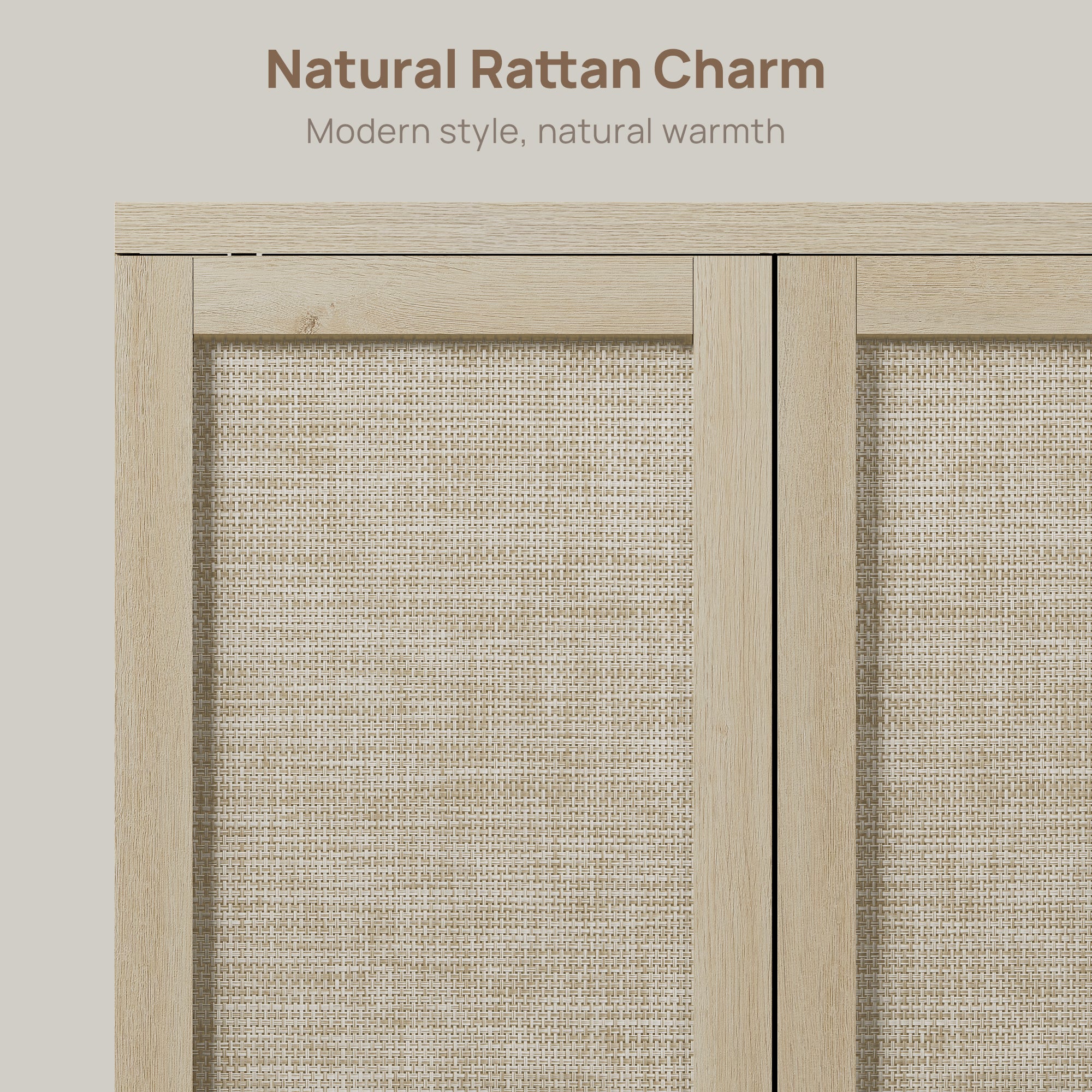 Zura 2-Door Buffet Cabinet, Large Storage