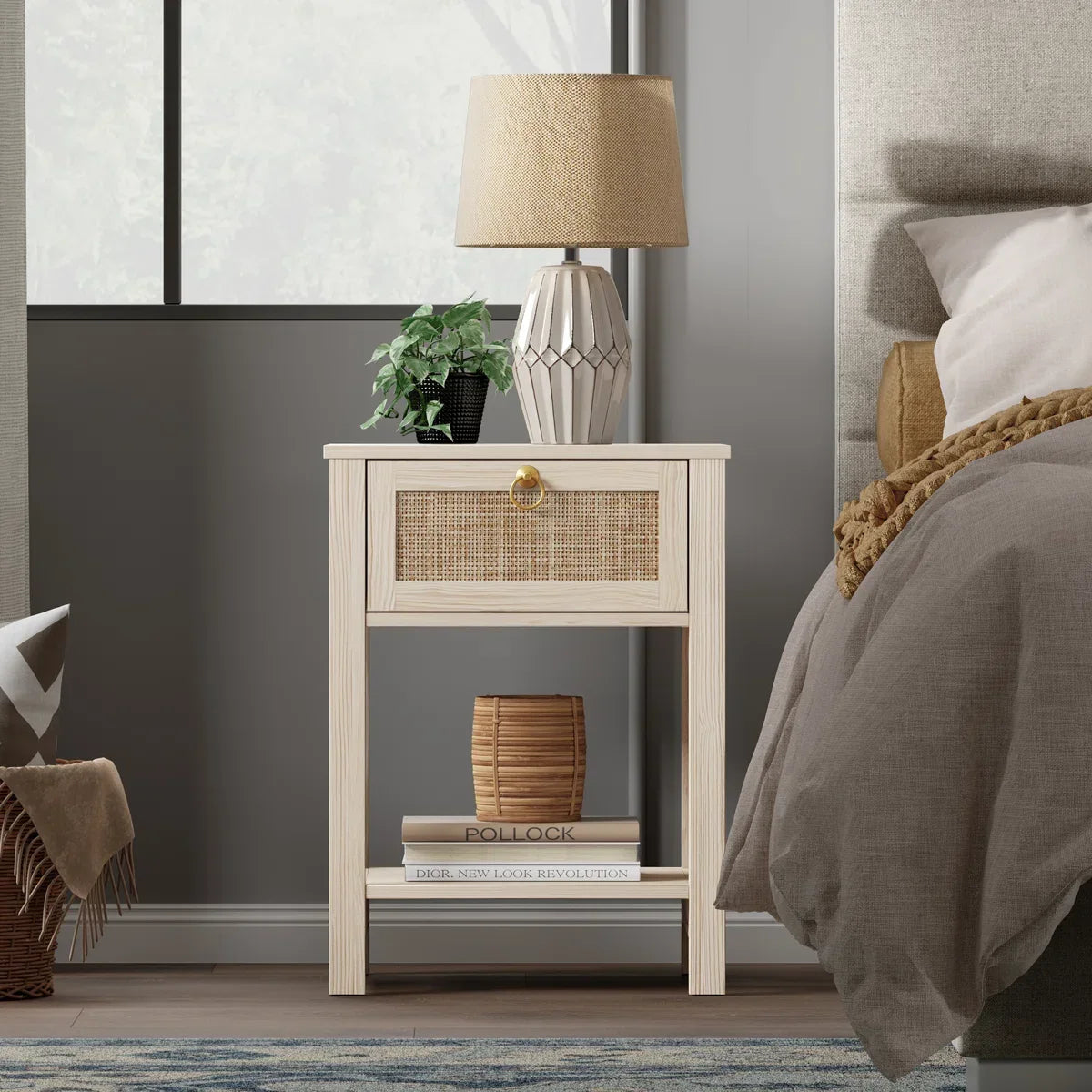 Terra 6 Drawers Dresser and 1 Drawer Nightstands Set