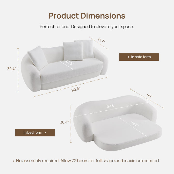 Nimbus White Sofa Couch