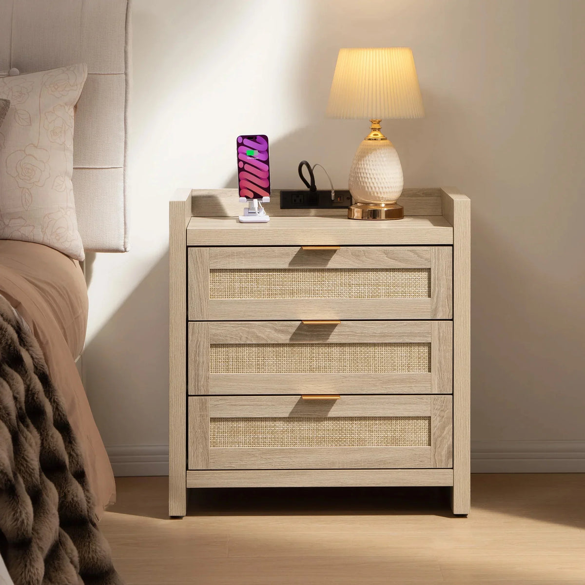 Savanna 6 Drawers Dresser and Nightstands Set
