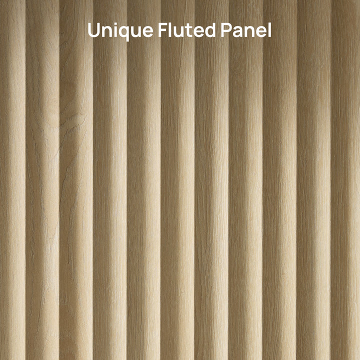 Stria 2-Drawer Nightstand with Interchangeable Panels