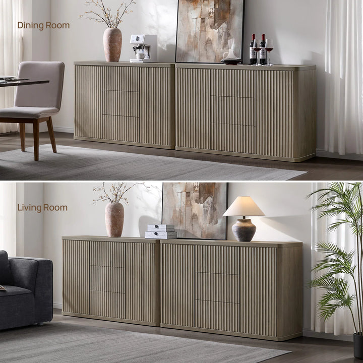 Cas Sideboard With 2 Doors And 3 Drawers