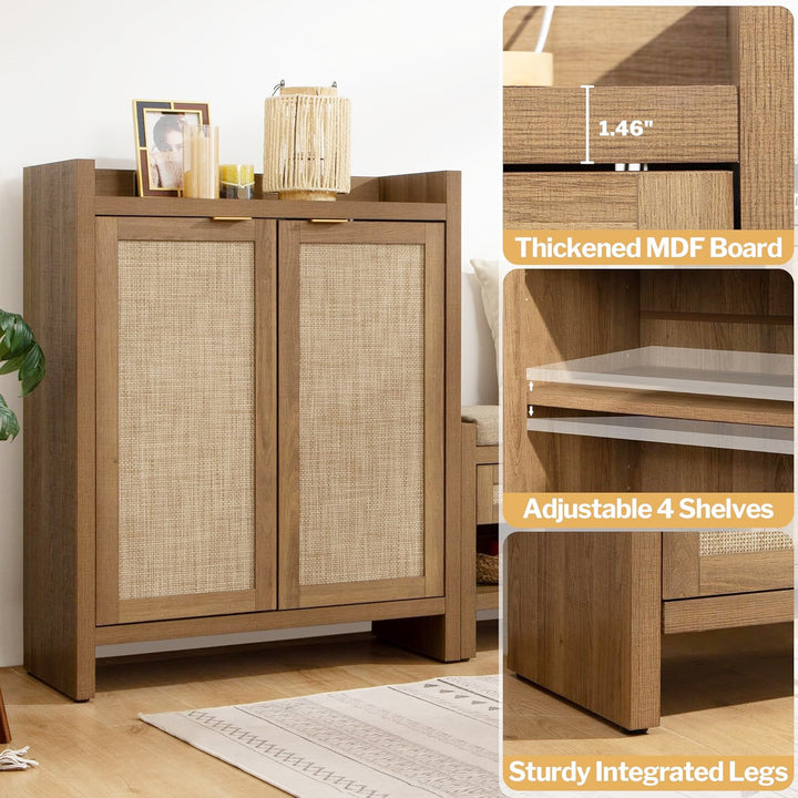 Savanna Shoe Cabinet, 24 Pairs Shoes